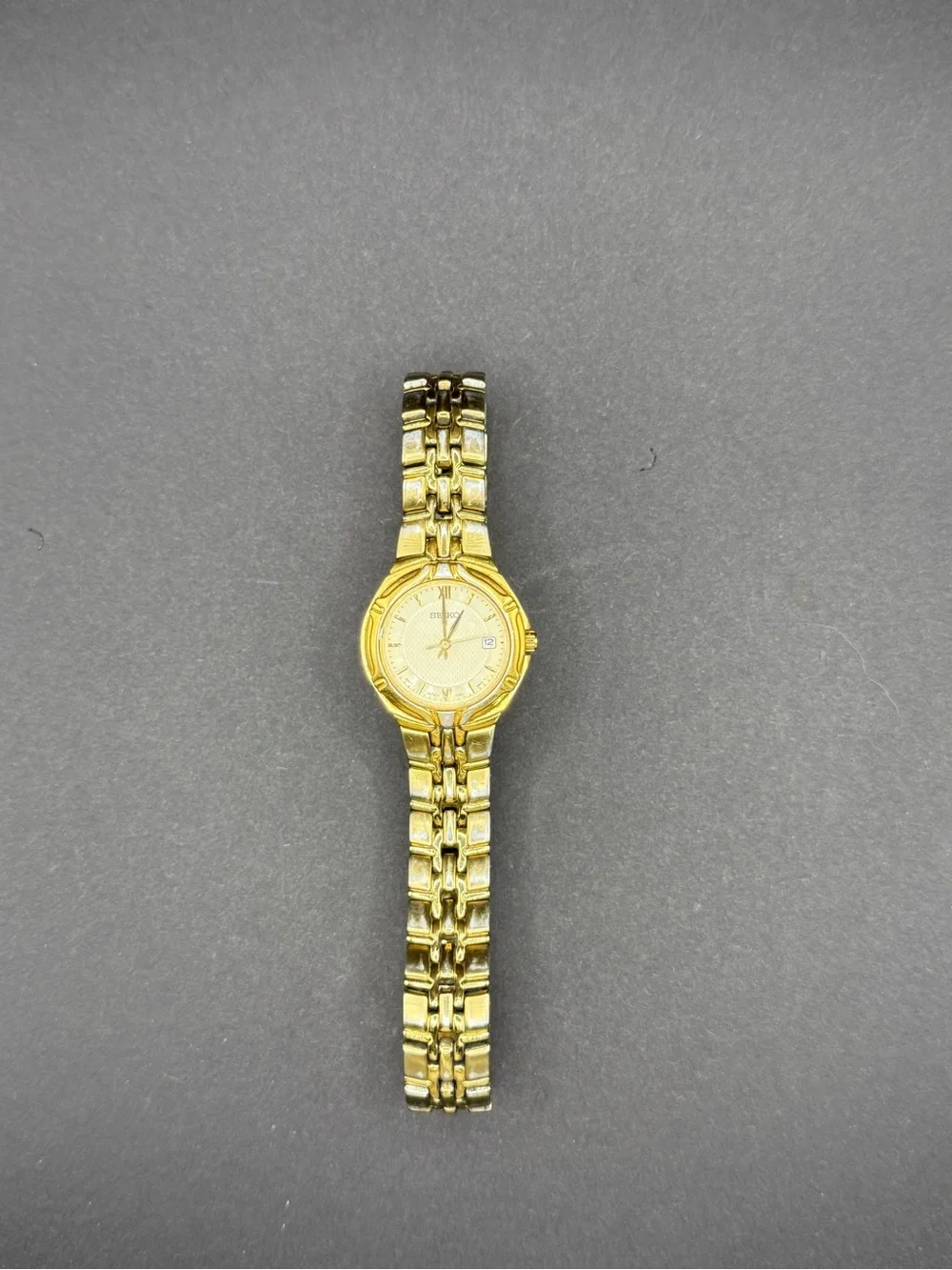 Seiko Women's Two-Tone Gold and Silver Bracelet Watch